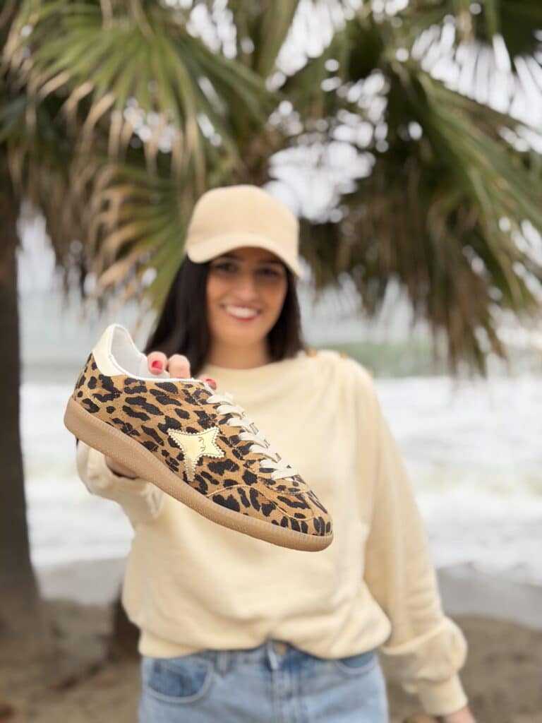 Zapatillas Amabrand leopardo