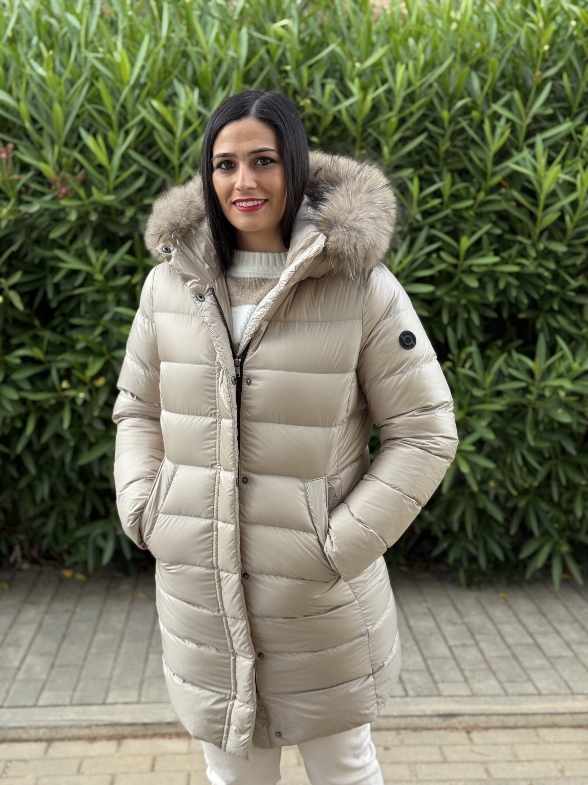 Plumífero Chaqueta Reversible De Pelo PLUMIFERO PELO NATURAL CRUDO