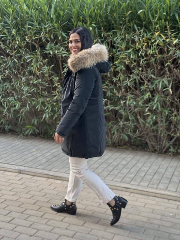 Plumifero Pelo natural negro