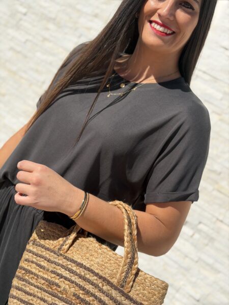 Camiseta Grace MIla modal antracita