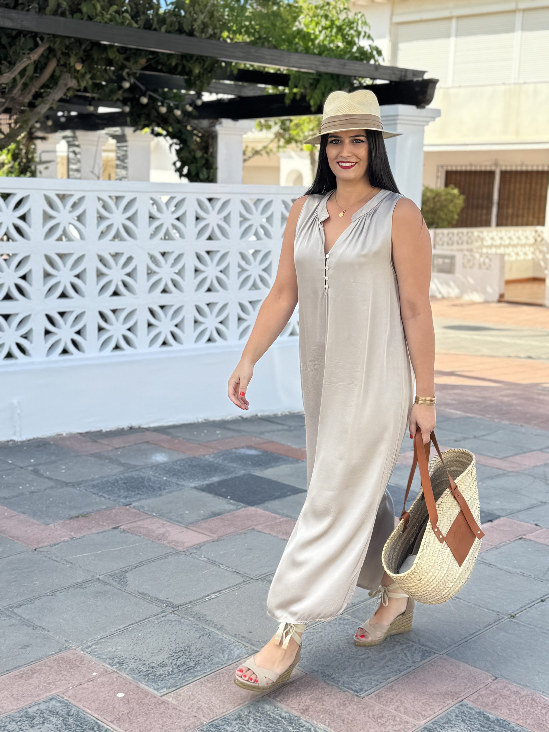 Vestido Santorini beige