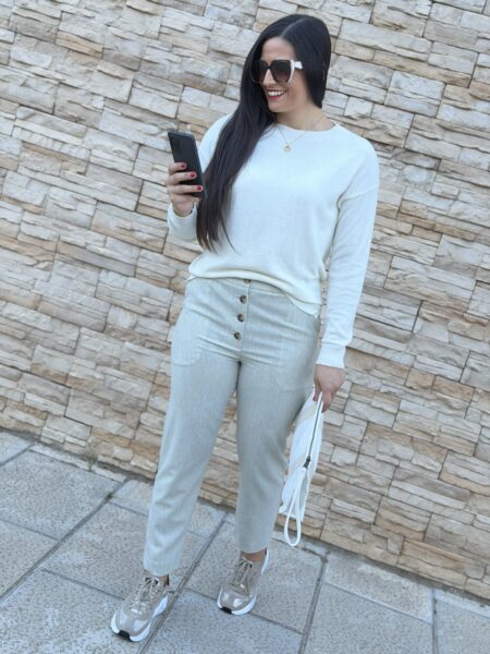 PANTALON TCN MERINO BEIGE