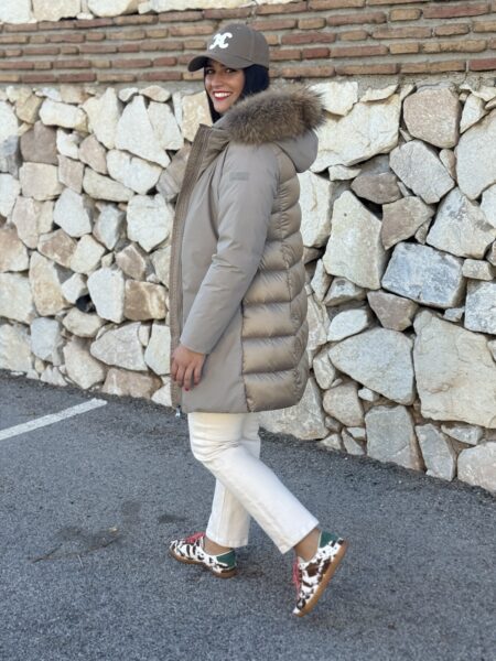 PARKA HETREGO PELO NATURAL LAYLA TOPO