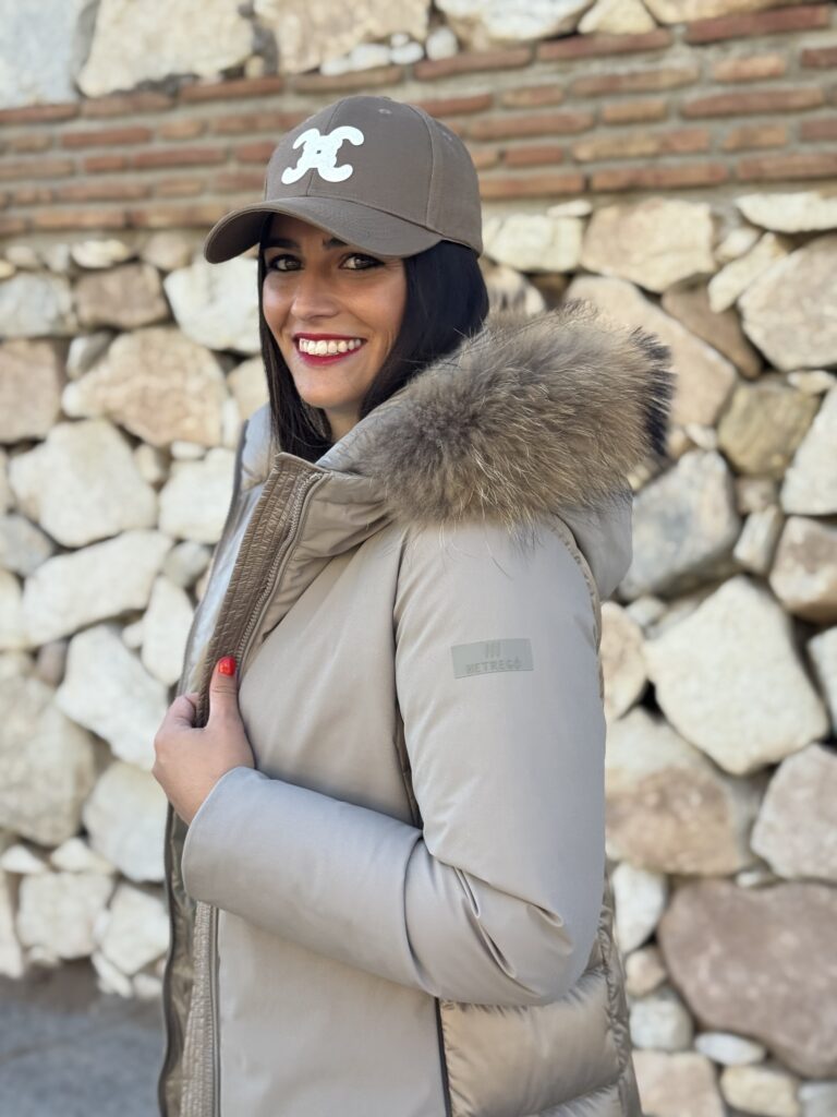 Parka Hetrego pelo natural layla topo