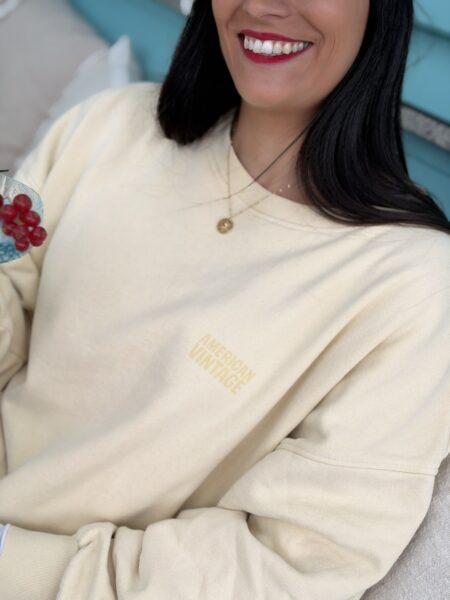 SUDADERA  AMERICAN VINTAGE JITBAY LIMONADE