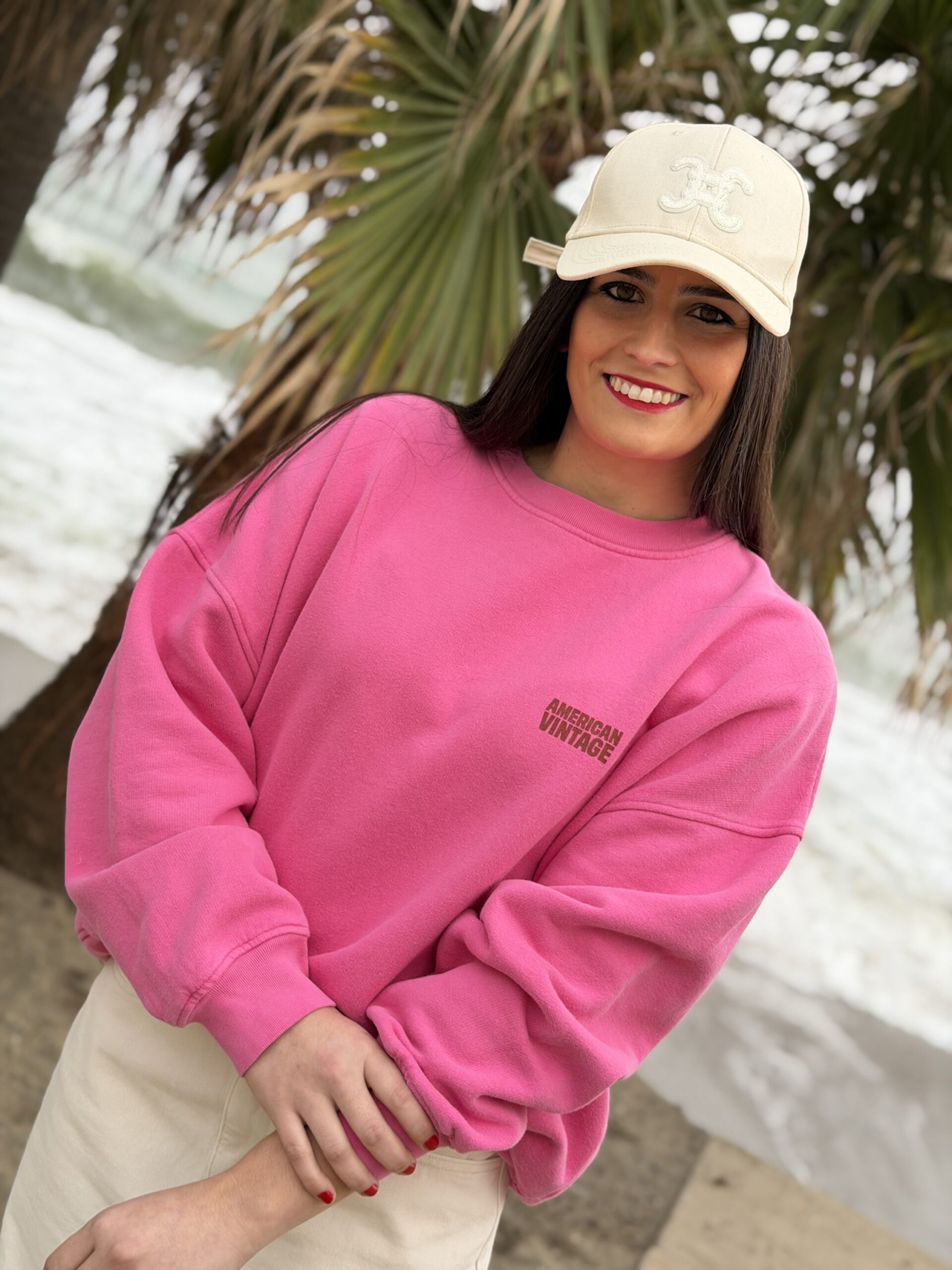 Sudadera American Vintage Rosa