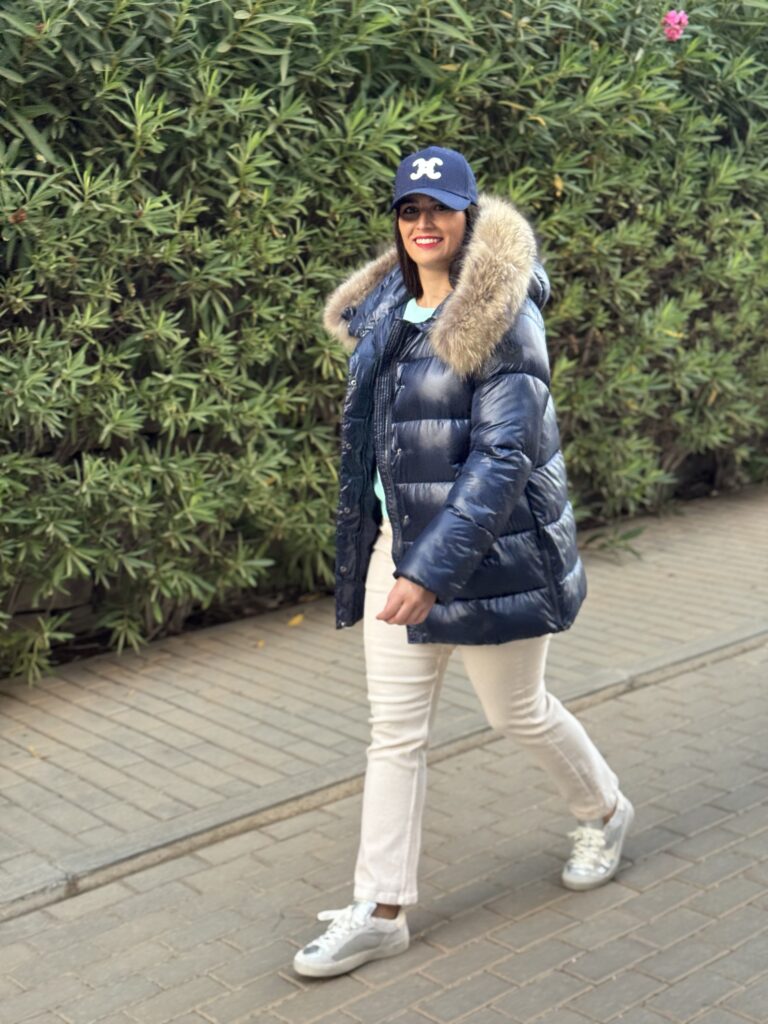 Plumifero Canadian Pelo natural kobes azul