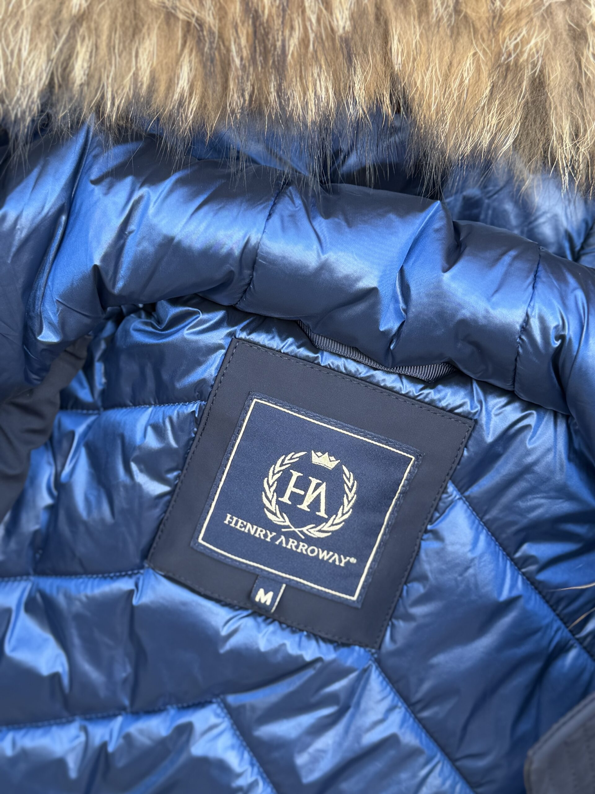 PARKA HENRY ARROWAY PELO NATURAL SIMONE LONG AZUL PARKA HENRY ARROWAY PELO NATURAL SIMONE LONG AZUL - Imagen 11
