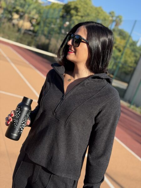 SUDADERA MUSS & BOMBOM YUKI ANTRACITA